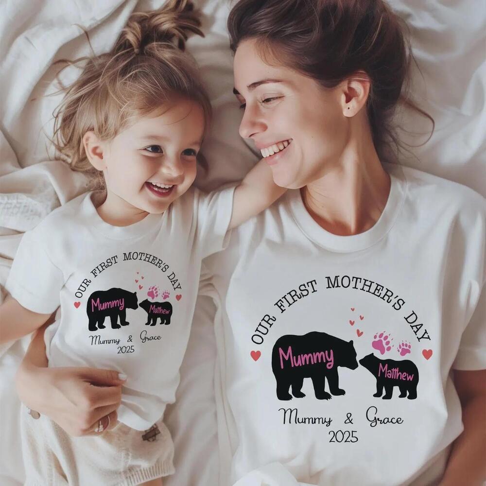 First Mothers Day Shirt Mommy And Me Matching Tee